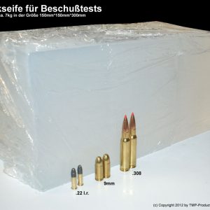 Ballistische Beschussseife/ Glyzerinblock 27kg